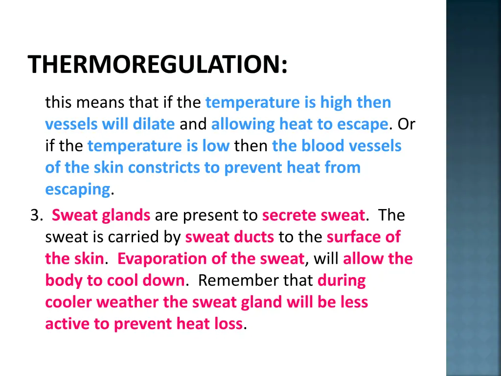 thermoregulation 7