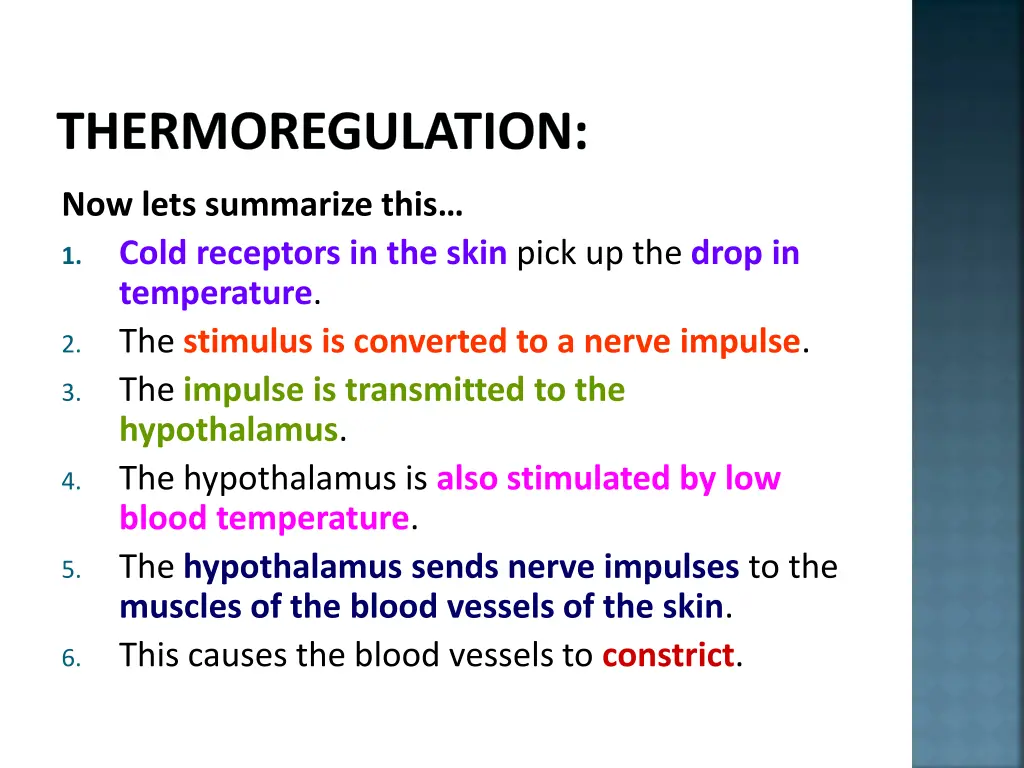 thermoregulation 9