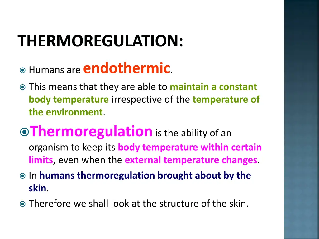 thermoregulation