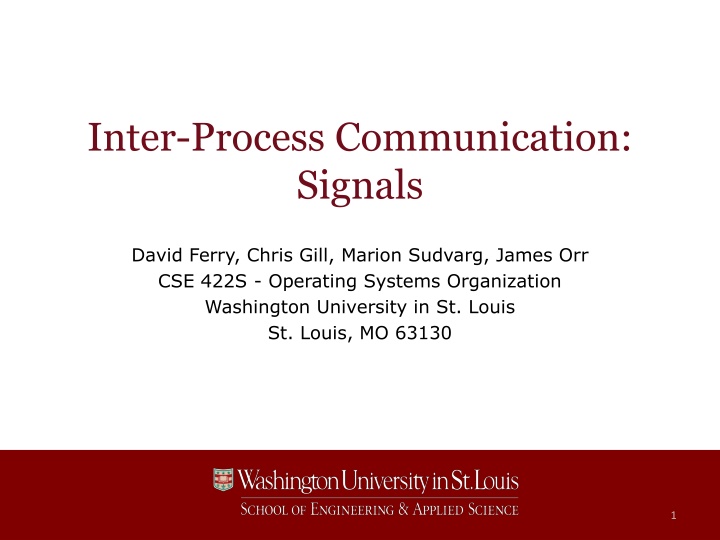 inter process communication signals