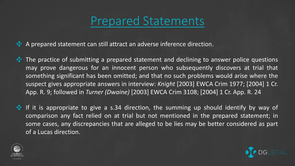 prepared statements 1