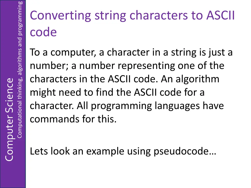 computational thinking algorithms and programming 7