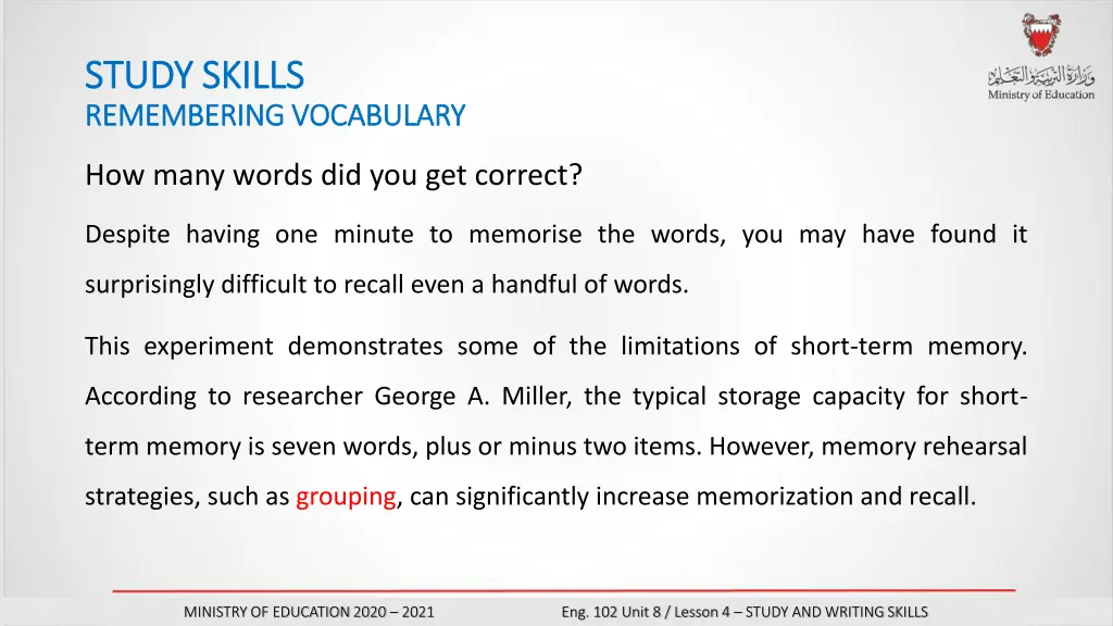 study skills study skills remembering vocabulary 1