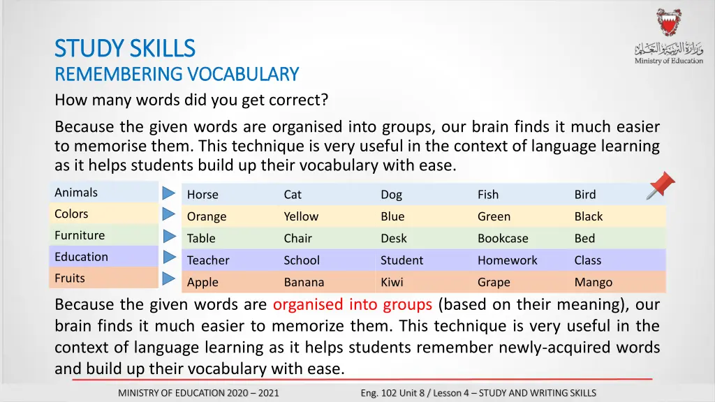 study skills study skills remembering vocabulary 3