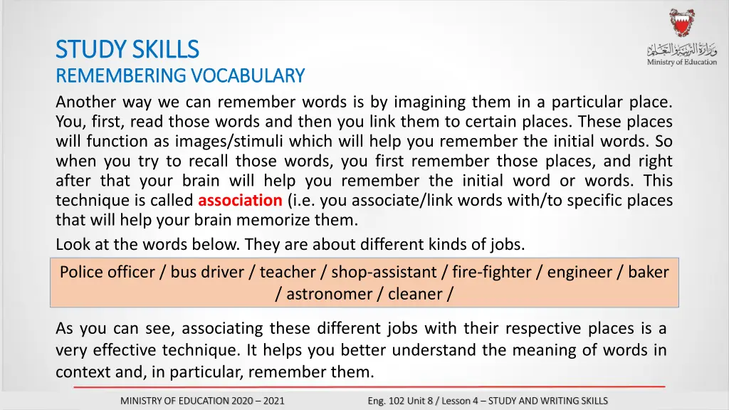 study skills study skills remembering vocabulary 4