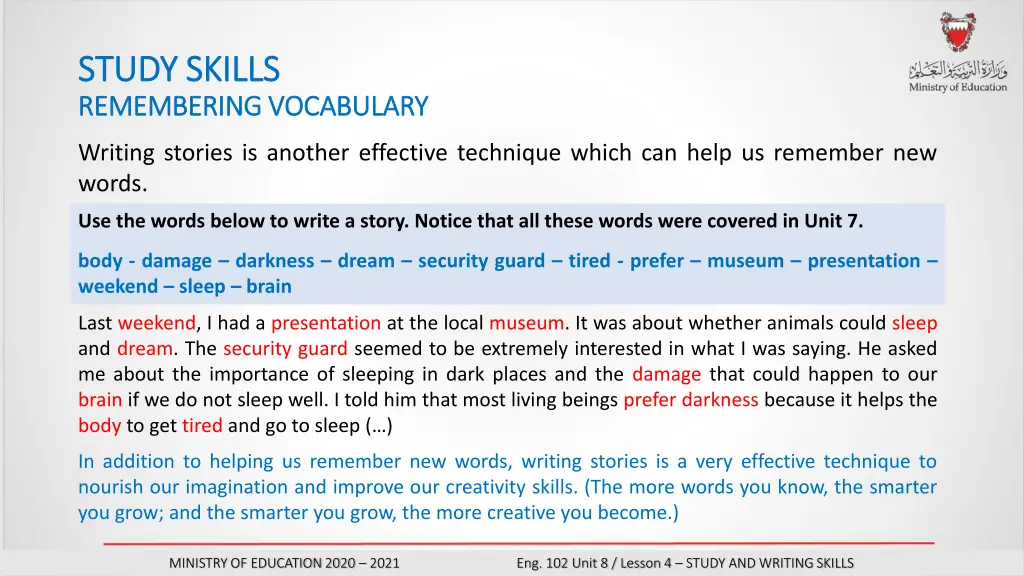 study skills study skills remembering vocabulary 6