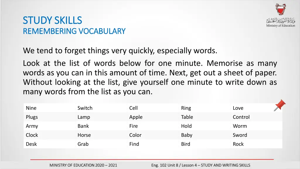 study skills study skills remembering vocabulary