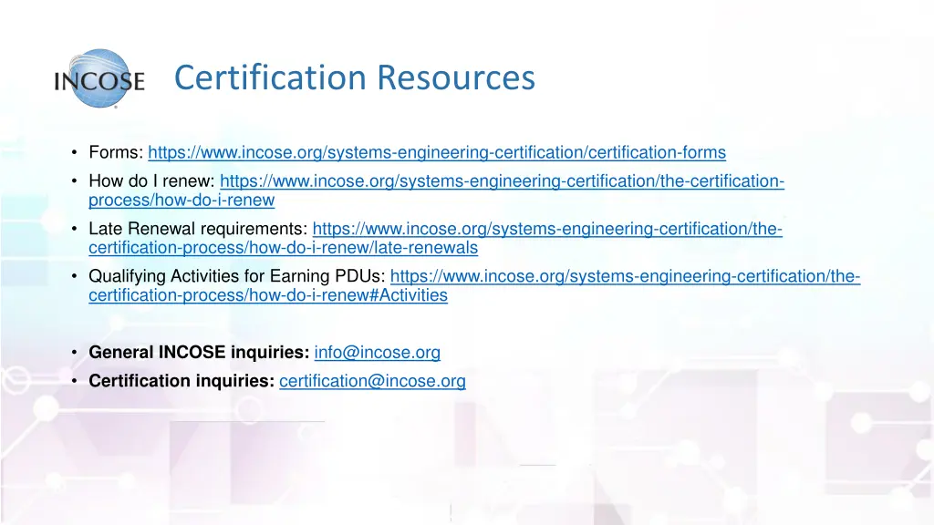 certification resources