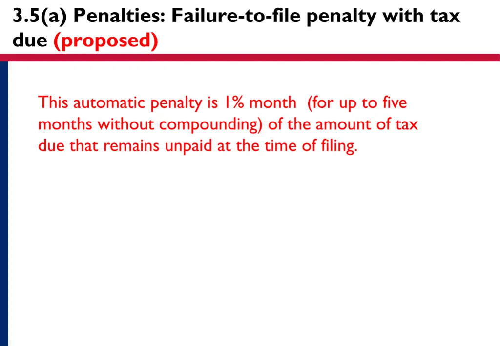 3 5 a penalties failure to file penalty with