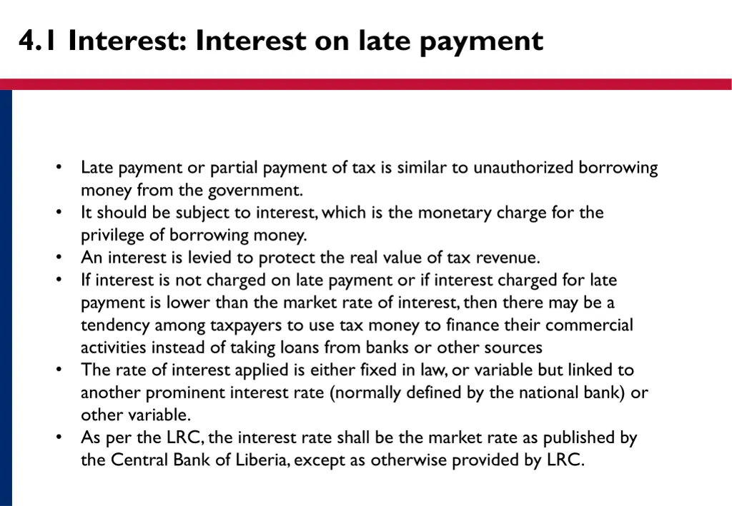 4 1 interest interest on late payment