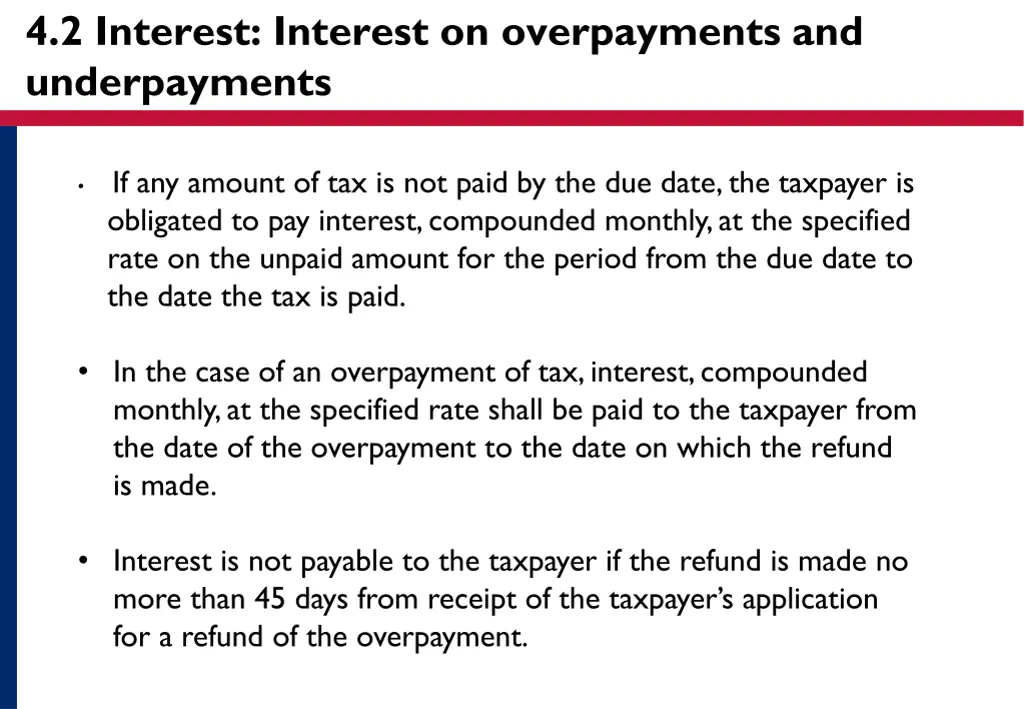 4 2 interest interest on overpayments