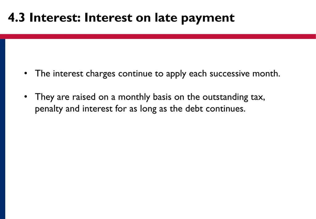 4 3 interest interest on late payment