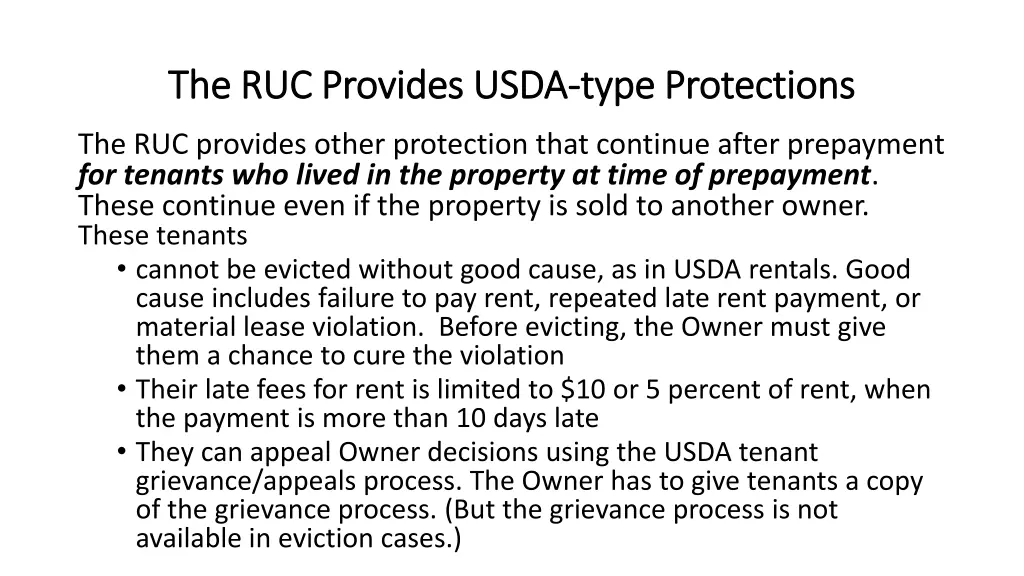 the ruc provides usda the ruc provides usda type