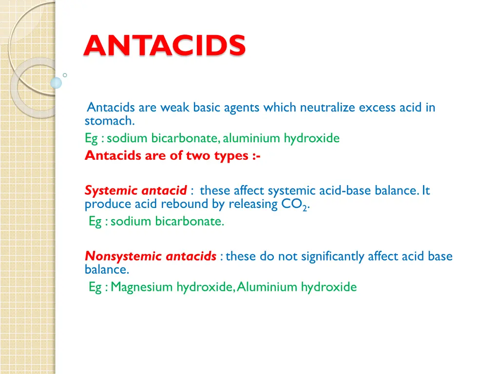 antacids