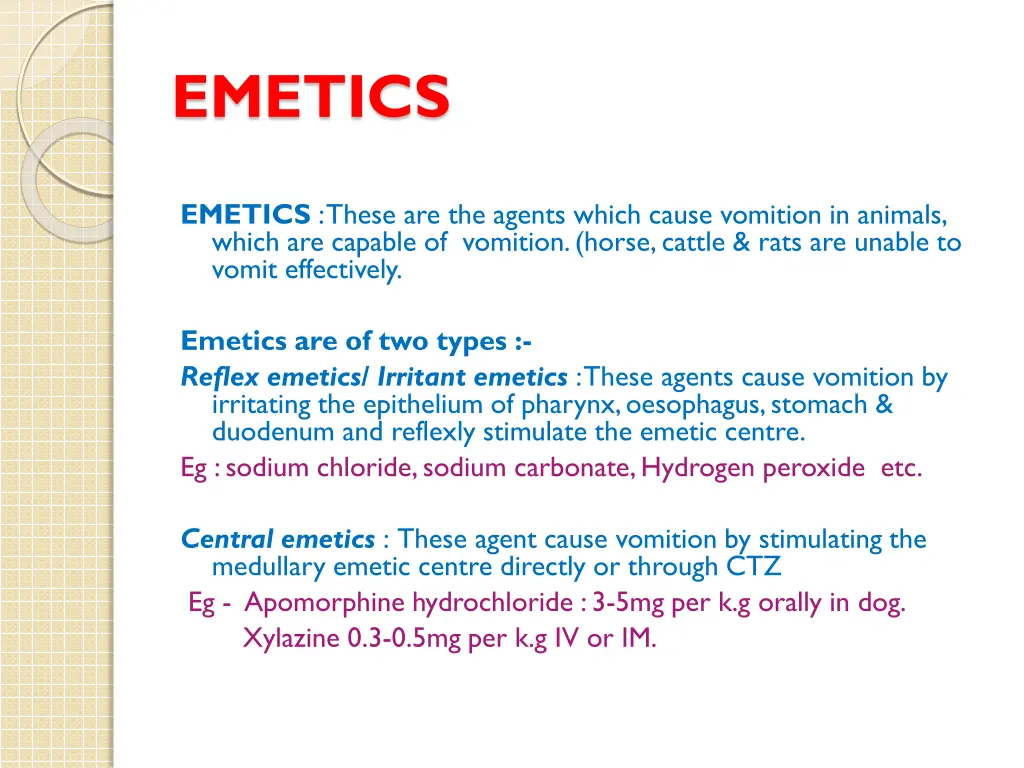 emetics