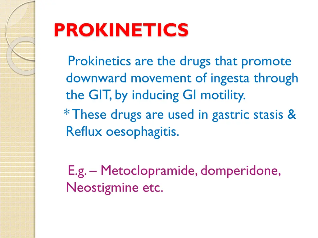 prokinetics