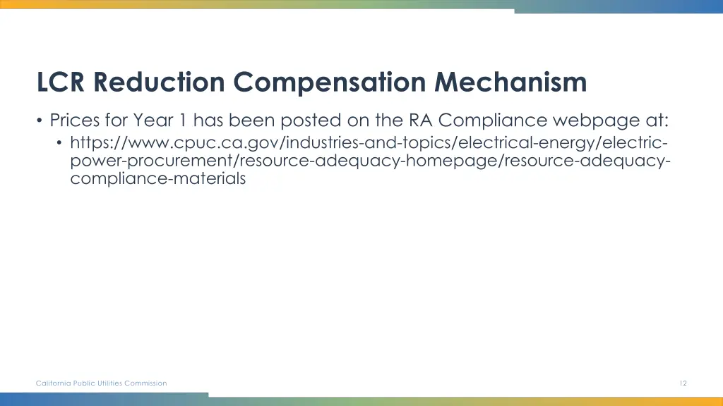 lcr reduction compensation mechanism