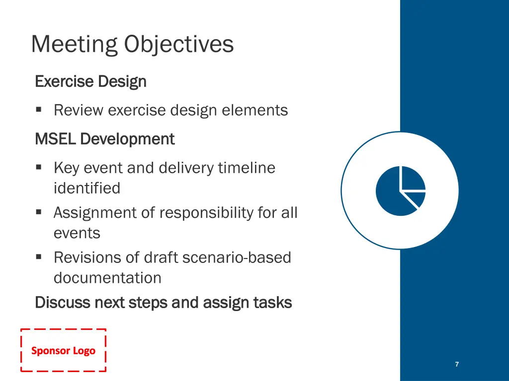 meeting objectives