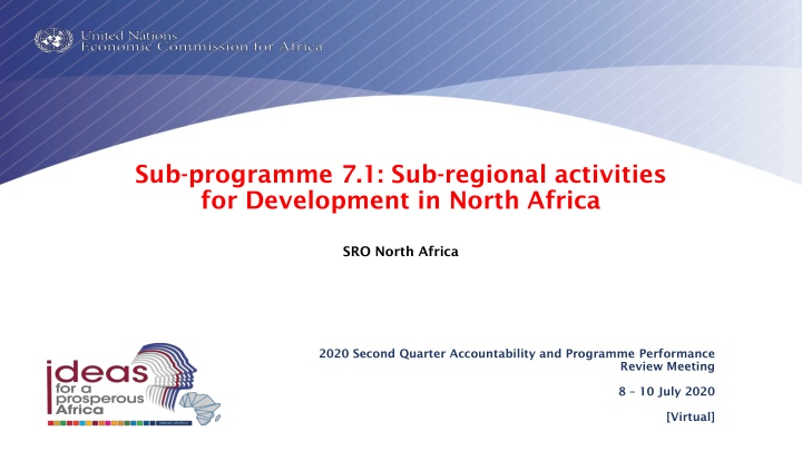 sub programme 7 1 sub regional activities