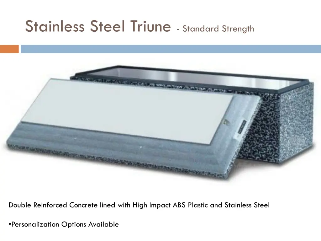 stainless steel triune standard strength