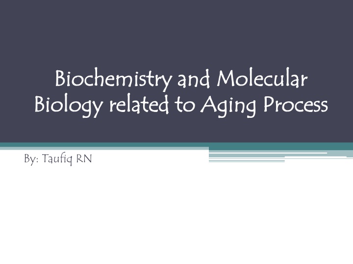 biochemistry and molecular biochemistry