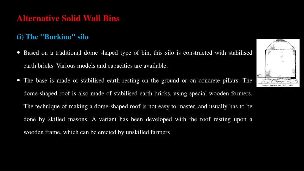 alternative solid wall bins