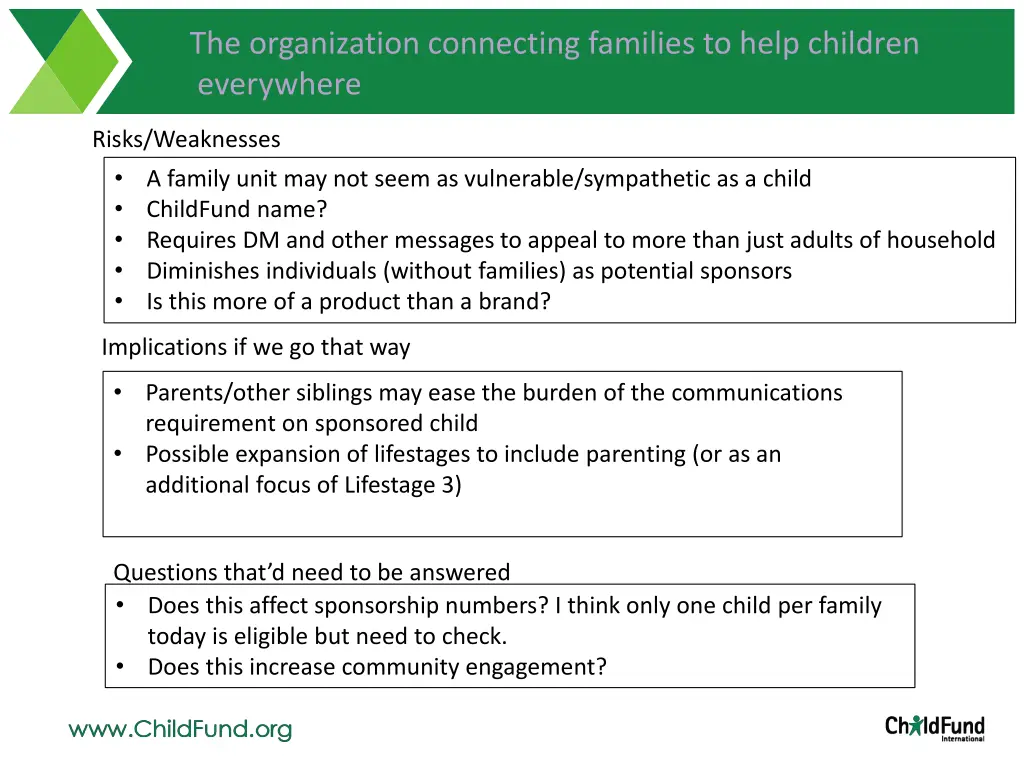 the organization connecting families to help 1