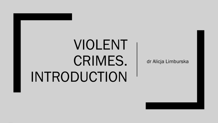 violent crimes