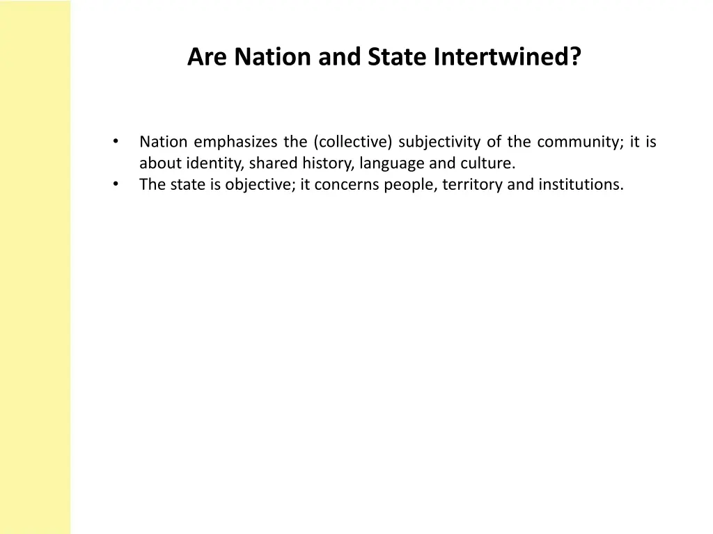 are nation and state intertwined