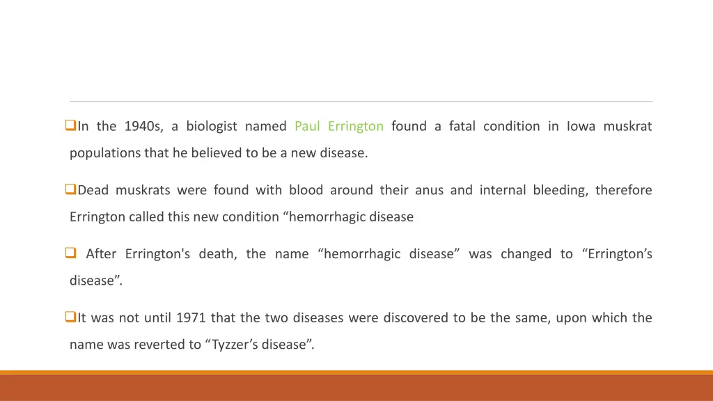 in the 1940s a biologist named paul errington