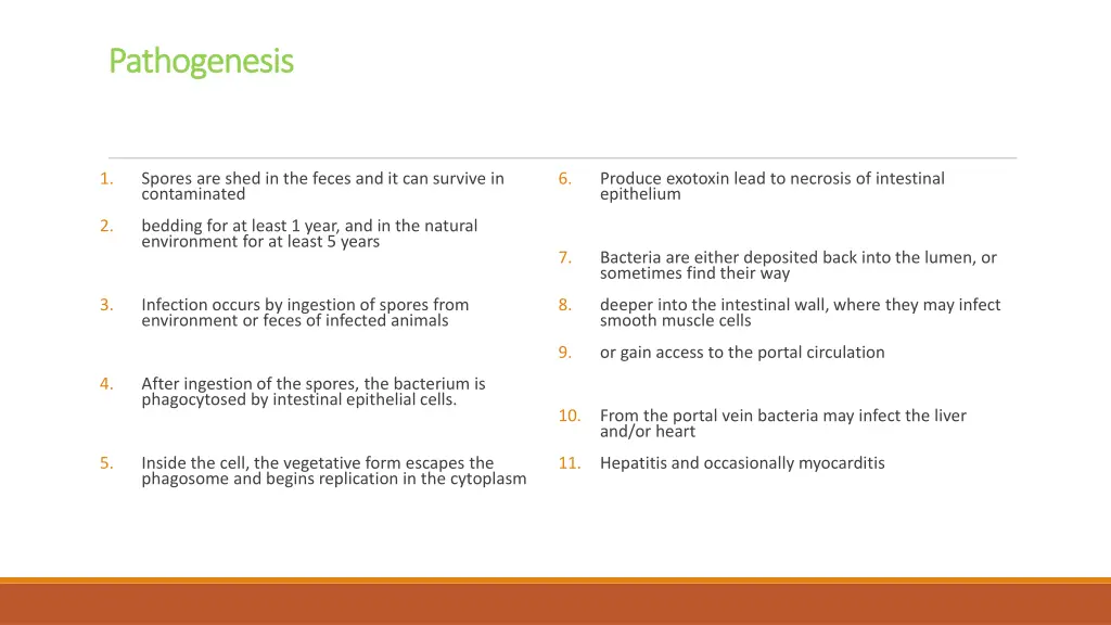 pathogenesis pathogenesis