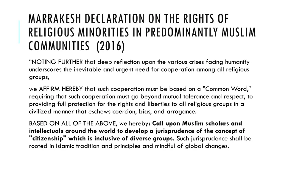 marrakesh declaration on the rights of religious