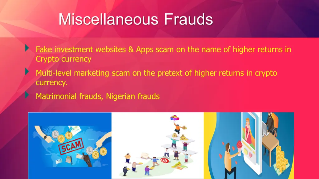 miscellaneous frauds