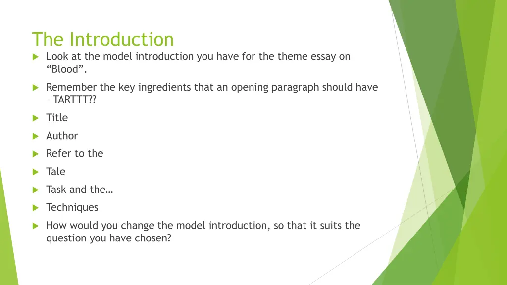 the introduction look at the model introduction