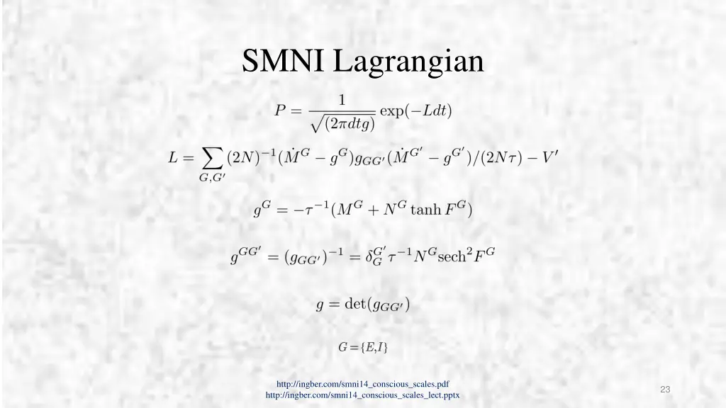 smni lagrangian