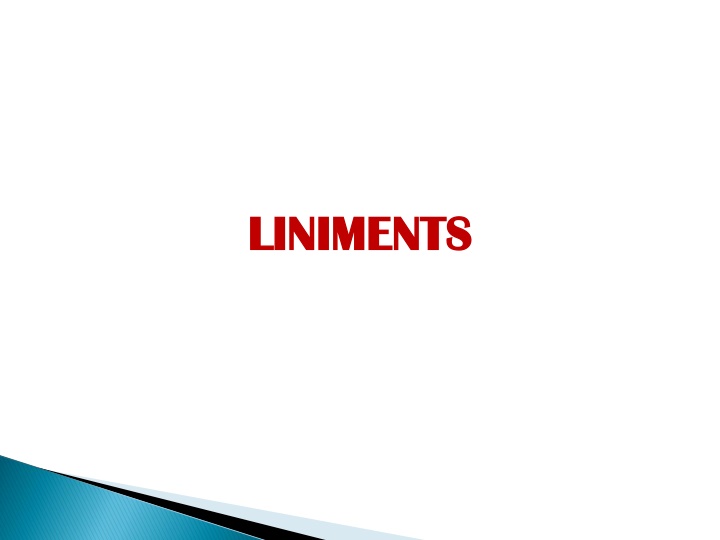 liniments liniments