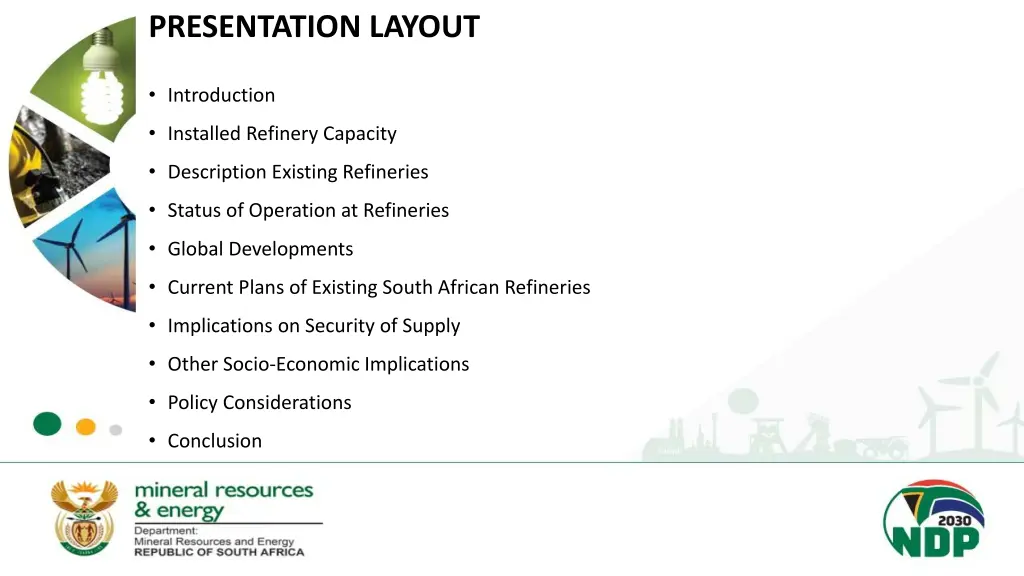 presentation layout