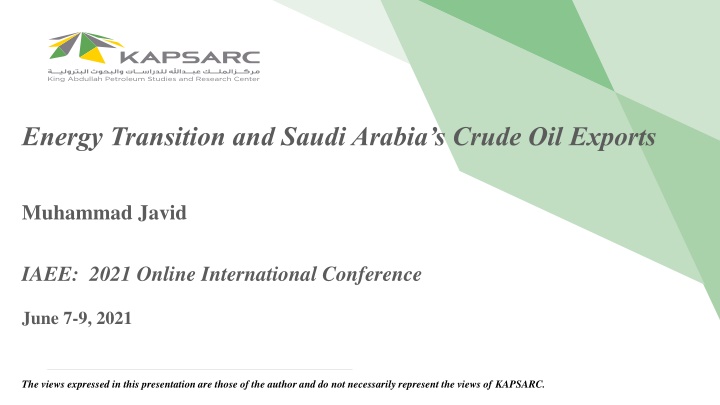 energy transition and saudi arabia s crude