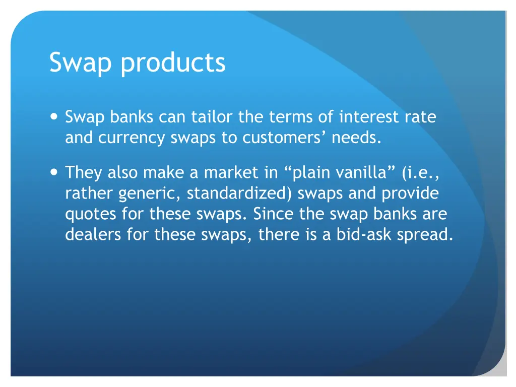 swap products