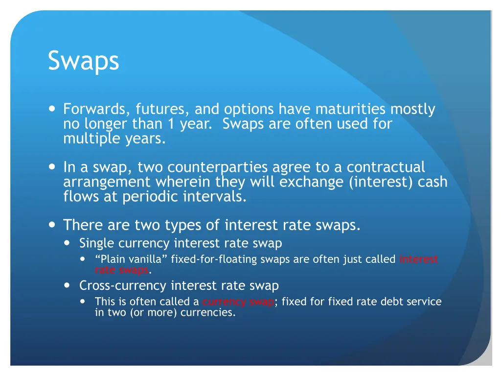 swaps