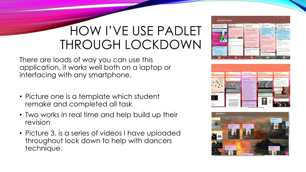 how i ve use padlet through lockdown there