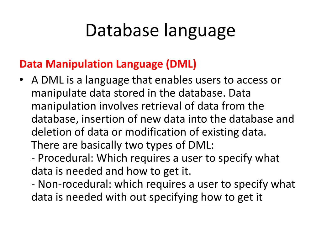 database language 2