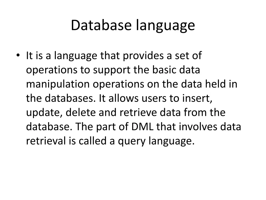 database language 3