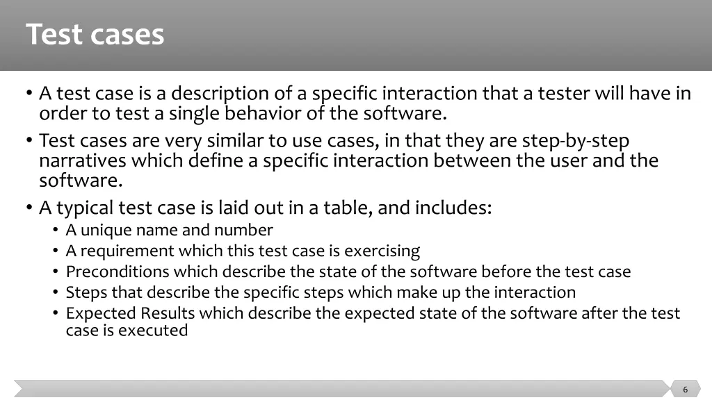 test cases 2