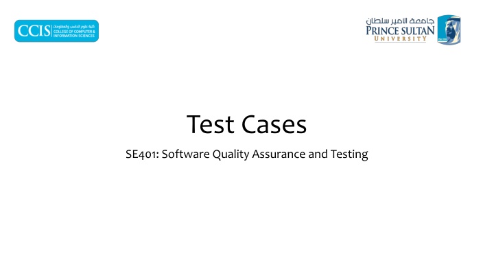 test cases