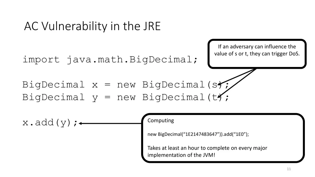 ac vulnerability in the jre