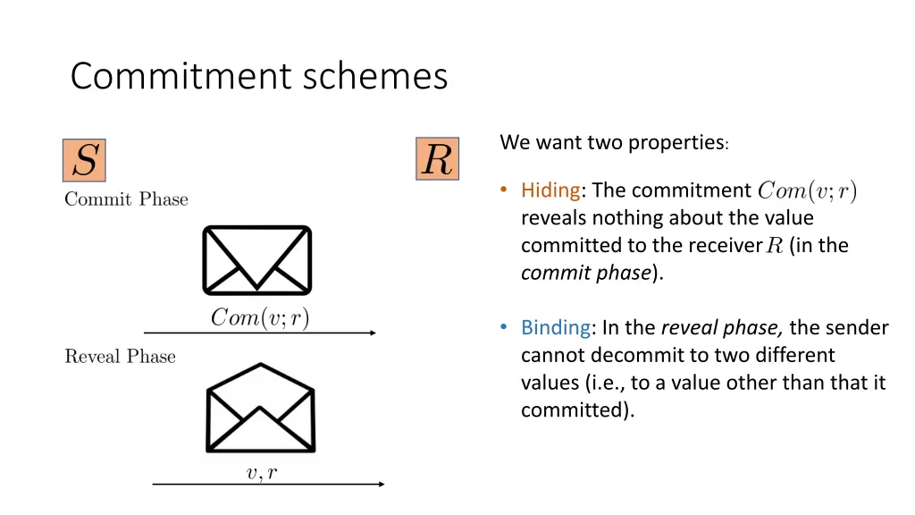 commitment schemes