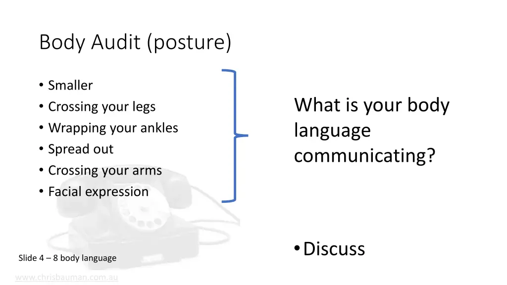 body audit posture