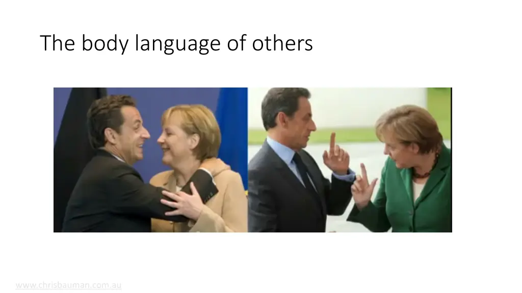 the body language of others