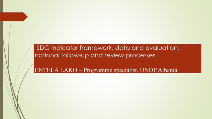 sdg indicator framework data and evaluation